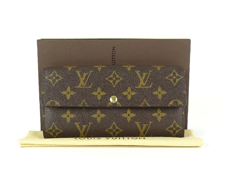 Louis Vuitton bags with a zippered interior pocket for better organizationSarah Monogram Canvas Wallet