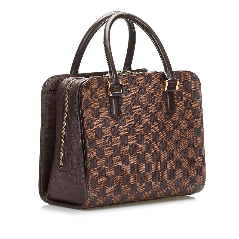 Louis Vuitton Alma bags featuring the signature top - handle designLouis Vuitton Damier Ebene Triana (37838)