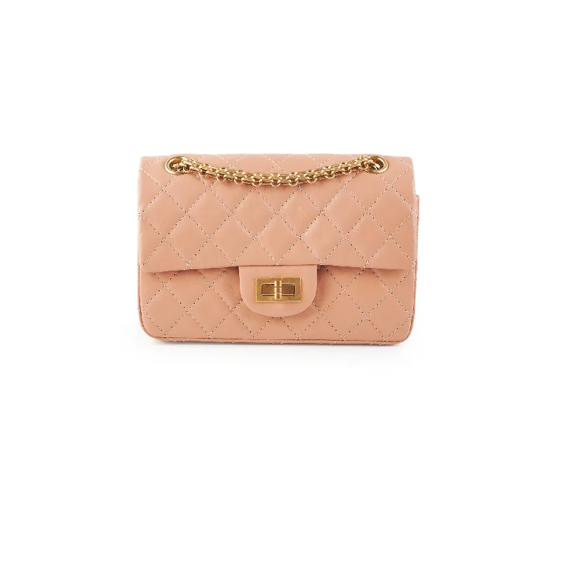 Chanel Mini Reissue Peach Microchip