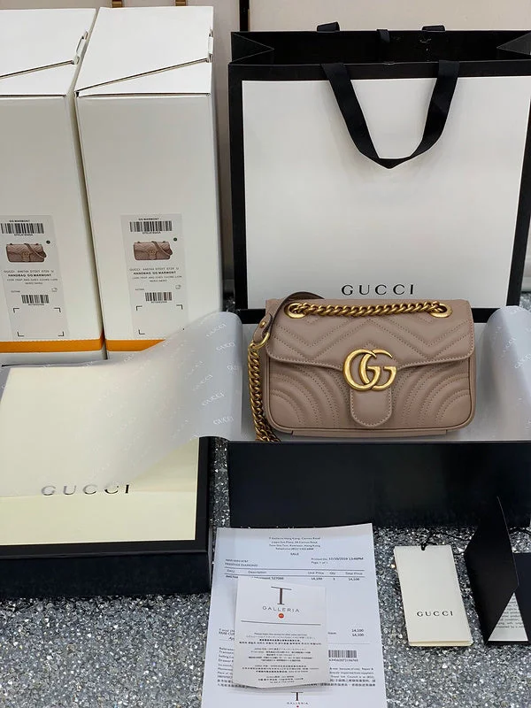 Women Gucci bags with a zip - around closure for securityWF - Gucci Bags - 283