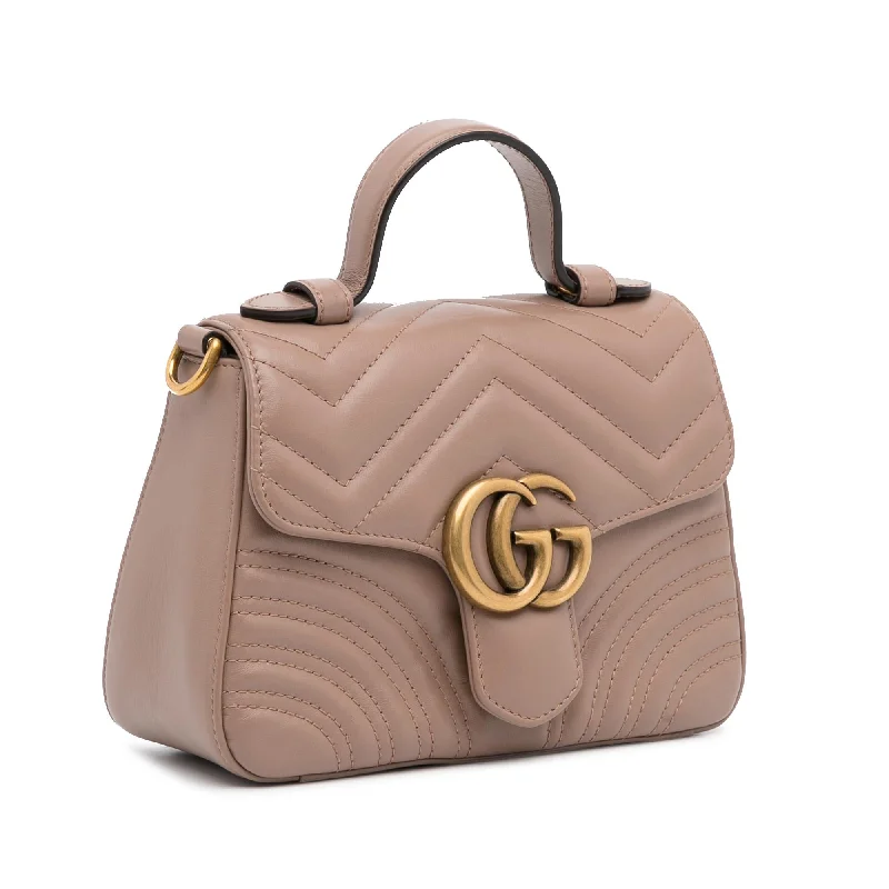 Gucci Marmont bags for women with a contrast - colored interiorGucci GG Marmont Matelasse Satchel (LryugC)