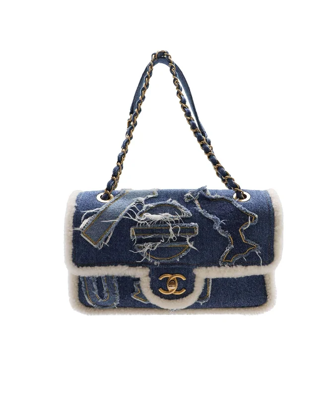 Chanel denim Egyptian collection flap bag - DXBS1531