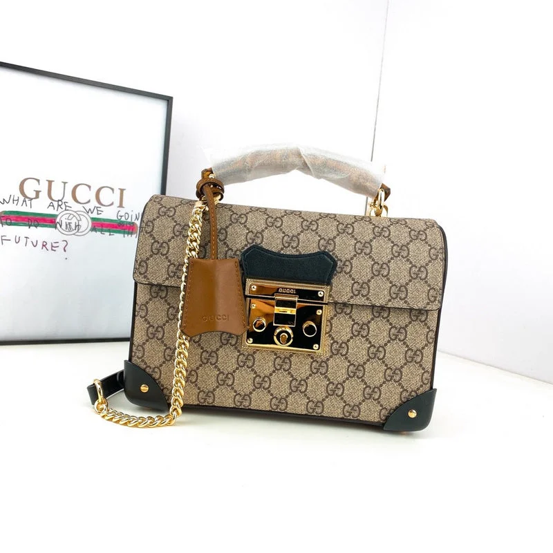 Ladies Gucci shoulder bags with a magnetic - closure flapWF - Gucci Bags - 2756