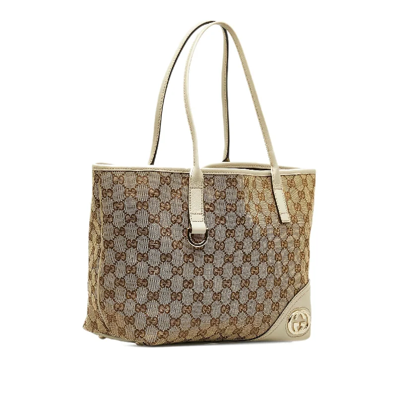 Ladies Gucci Dionysus bags with a detachable shoulder strapGucci GG Canvas New Britt Tote (C4oQ72)