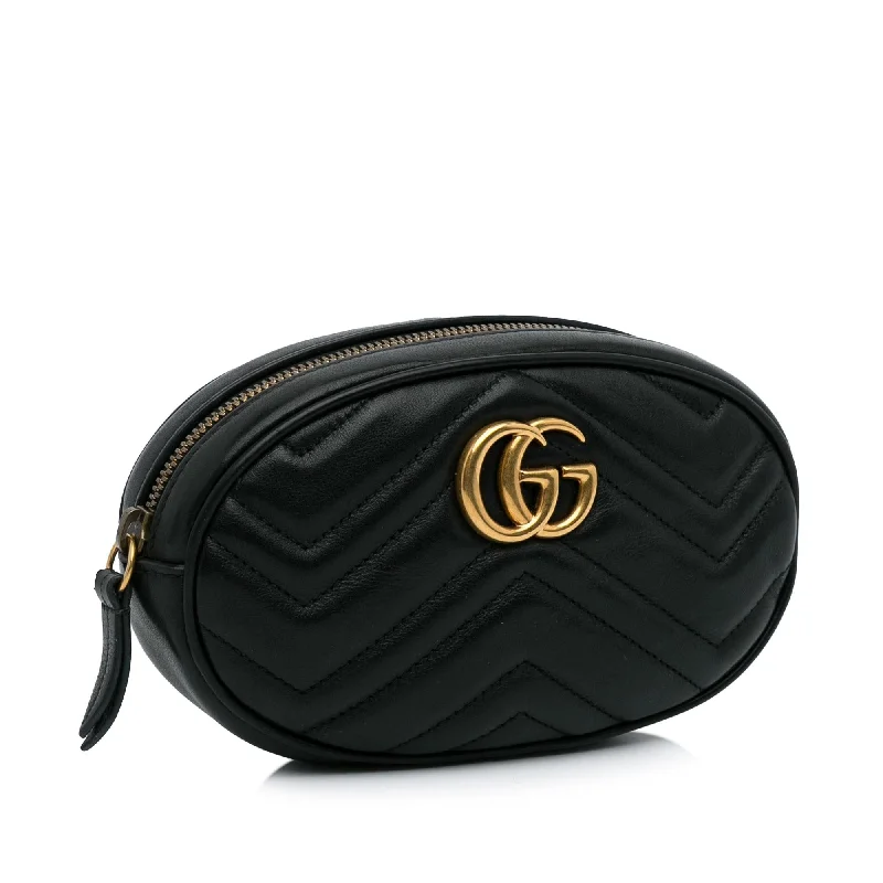 Ladies Gucci handbags with a detachable coin purse insideGucci Gg Marmont Matelasse Belt Bag (dCtFN0)