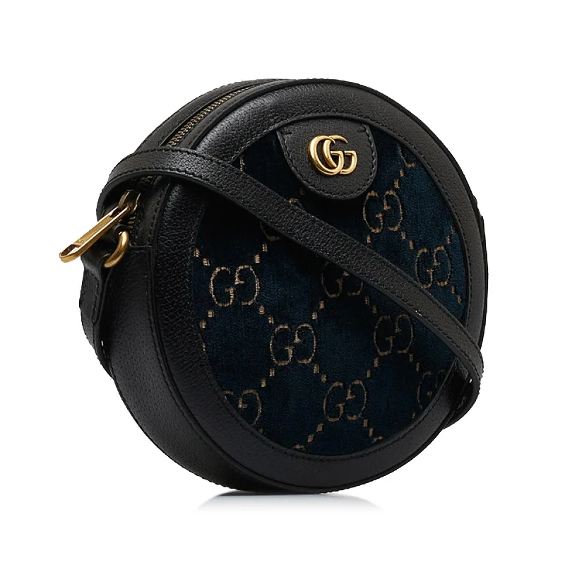 Women Gucci backpacks with a luxurious leather finishGucci GG Marmont Round Velvet Crossbody Bag (dhtY0e)