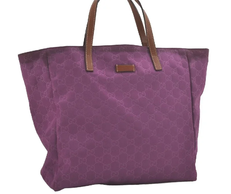 Ladies Gucci Dionysus bags in a pastel colorAuthentic GUCCI Vintage Shoulder Tote Bag GG Nylon Leather 282439 Purple 8453I