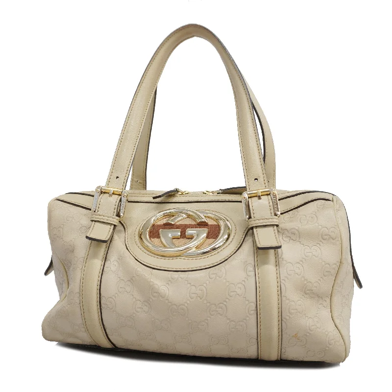 Gucci backpacks for women with a hidden back pocketGuccissima 170009 Women's Leather Tote Bag Ivory