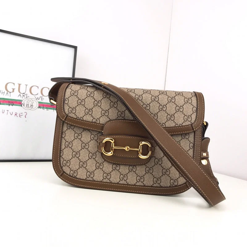 Women Gucci bags with a chain - link trim and a leather bodyWF - Gucci Bags - 2747