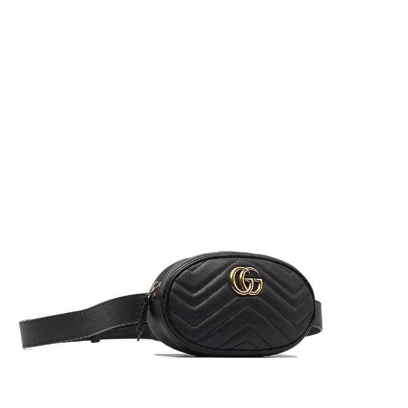 Women Gucci Sylvie bags with a detachable ribbon detailGucci GG Marmont Matelasse Belt Bag (gjgnaA)