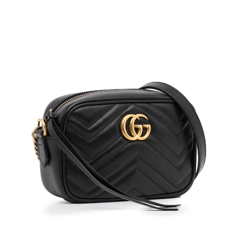 Women Gucci crossbody bags with a woven leather strapGucci Gg Marmont Matelasse Crossbody (ix0CHC)