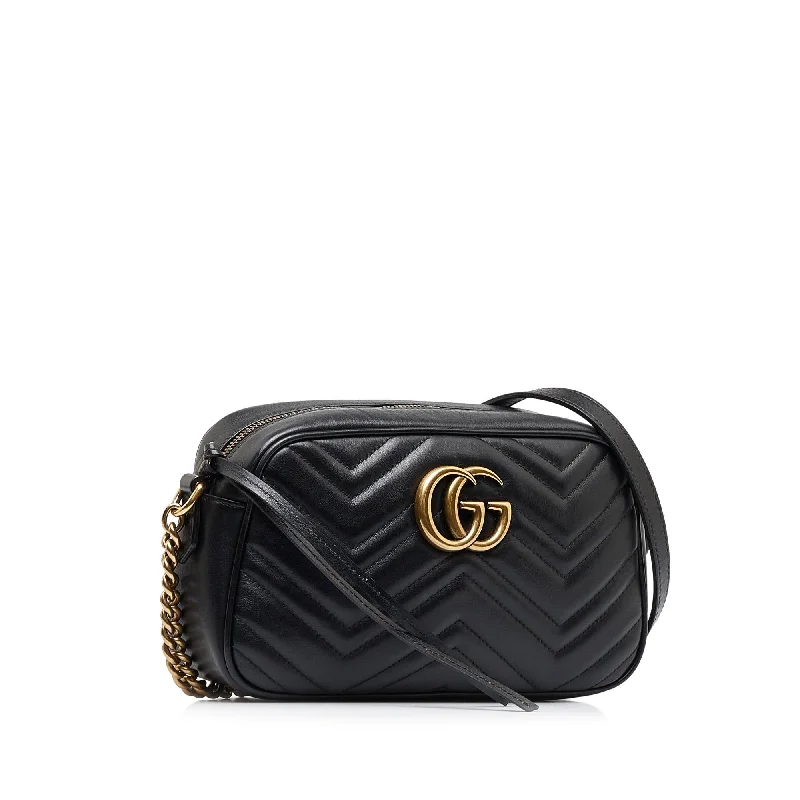 Gucci Marmont bags for women with a snakeskin - effect panelGucci GG Marmont Matelasse Crossbody Bag (Ilztpl)