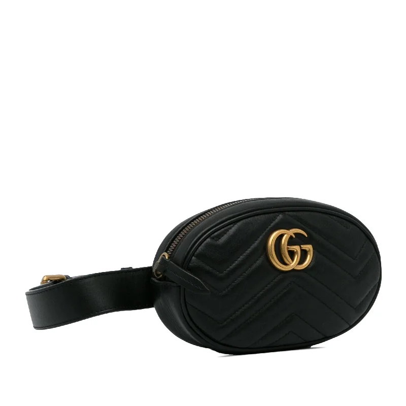 Gucci handbags for women with a metal - framed claspGucci Gg Marmont Matelasse Belt Bag (nGo7V4)