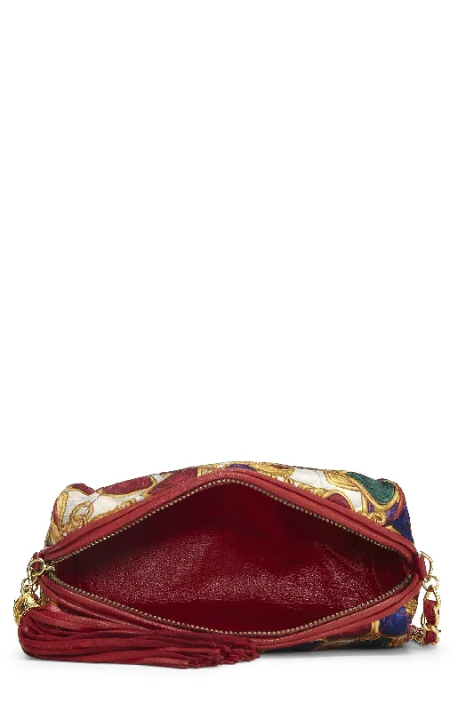 Chanel,  Red Stain Gripoix Barrel Mini Bag, Red