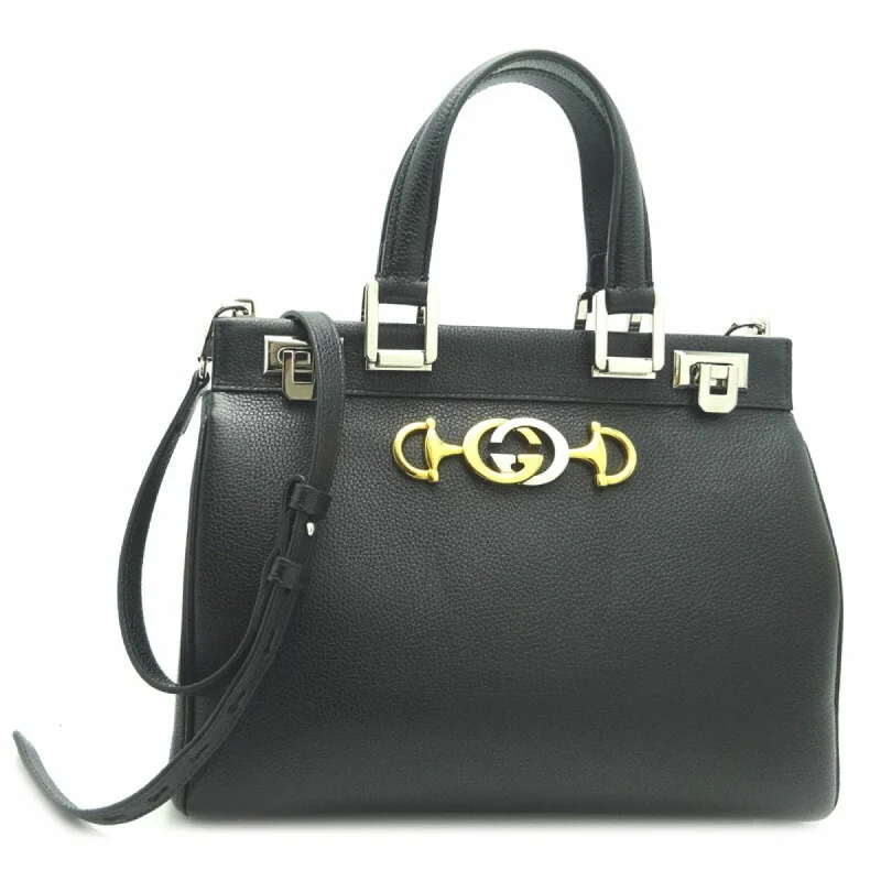 Gucci tote bags for women with a spacious interiorGucci Zumi Small Women's Handbag 569712 Grain Leather Black