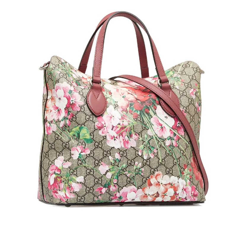 Gucci backpacks for women with a multi - pocket designGucci GG Supreme Blooms Satchel (dKOctA)